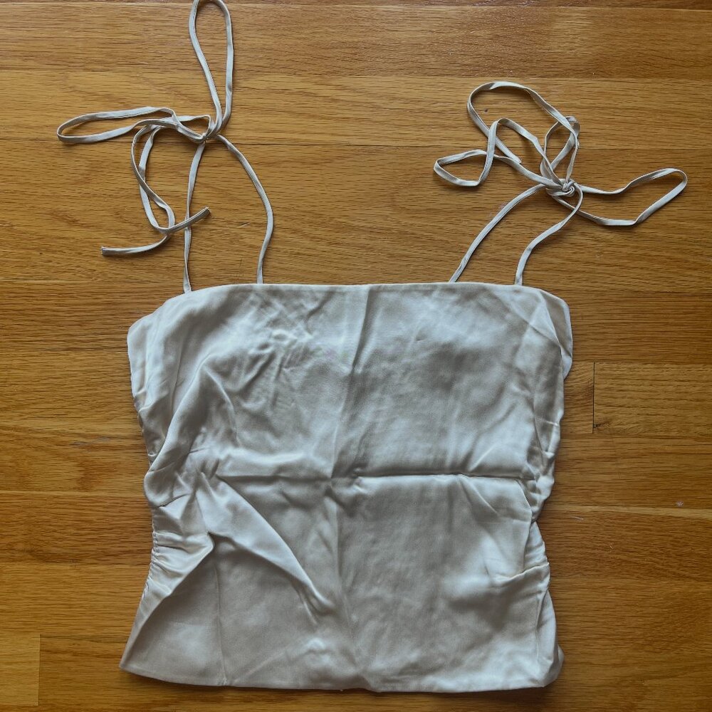 Reformation Lucrezia Silk Top